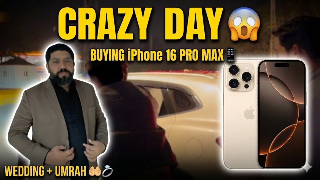 FROM WEDDING TO BUYING iPhone 16 PRO MAX 😱📱 | CRAZY DAY WITH COUSINS