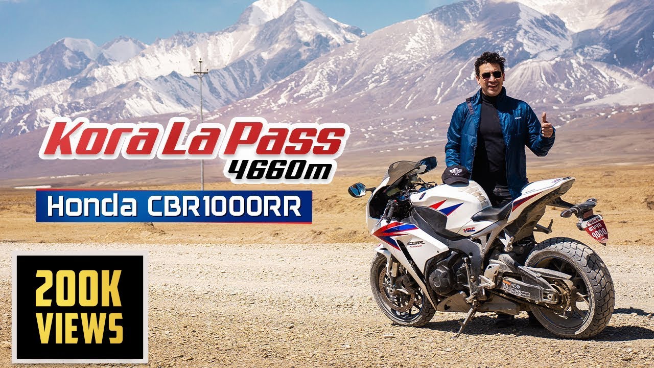 Honda CBR1000RR Fireblade Reaches Kora La Pass (4660m) | First Time Ever | Full Video | SJ MOTO