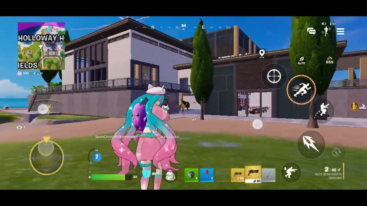 Fortnite mobile gameplay on my Samsung Galaxy s10e in late 2025