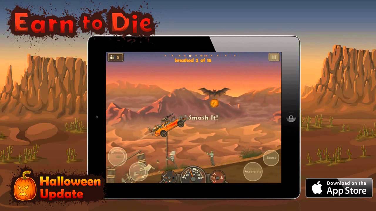 Earn to Die Halloween Update Trailer