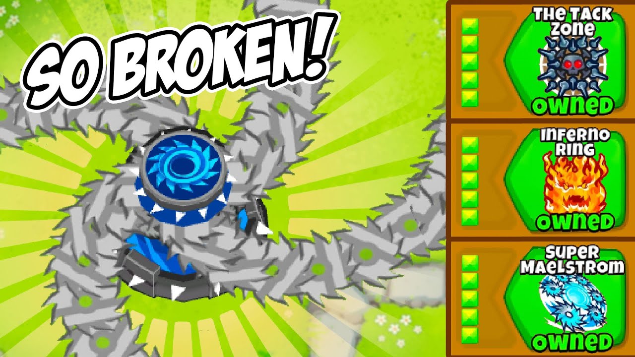 Adding The UNSTOPPABLE Tier 6 Tack Shooter Into Bloons TD6