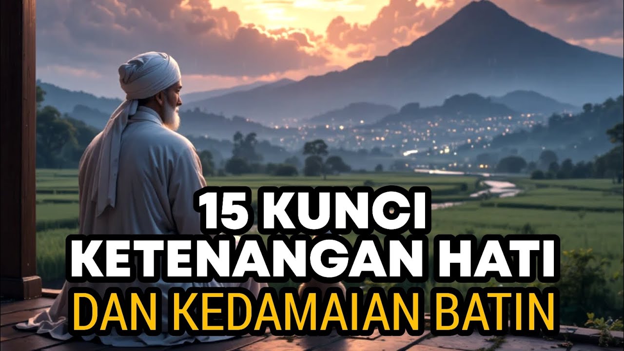15 Kunci Agar Hatimu Tenang Dan Menjalani Hidup Dengan Damai✨🚀