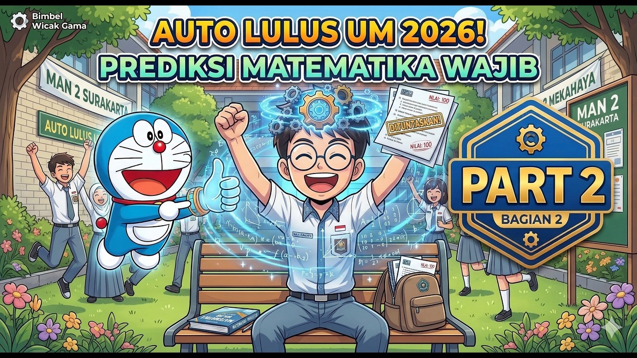 BONGKAR RAHASIA Lulus UM 2026! Prediksi Soal Matematika Wajib Kelas XII (Part 2)