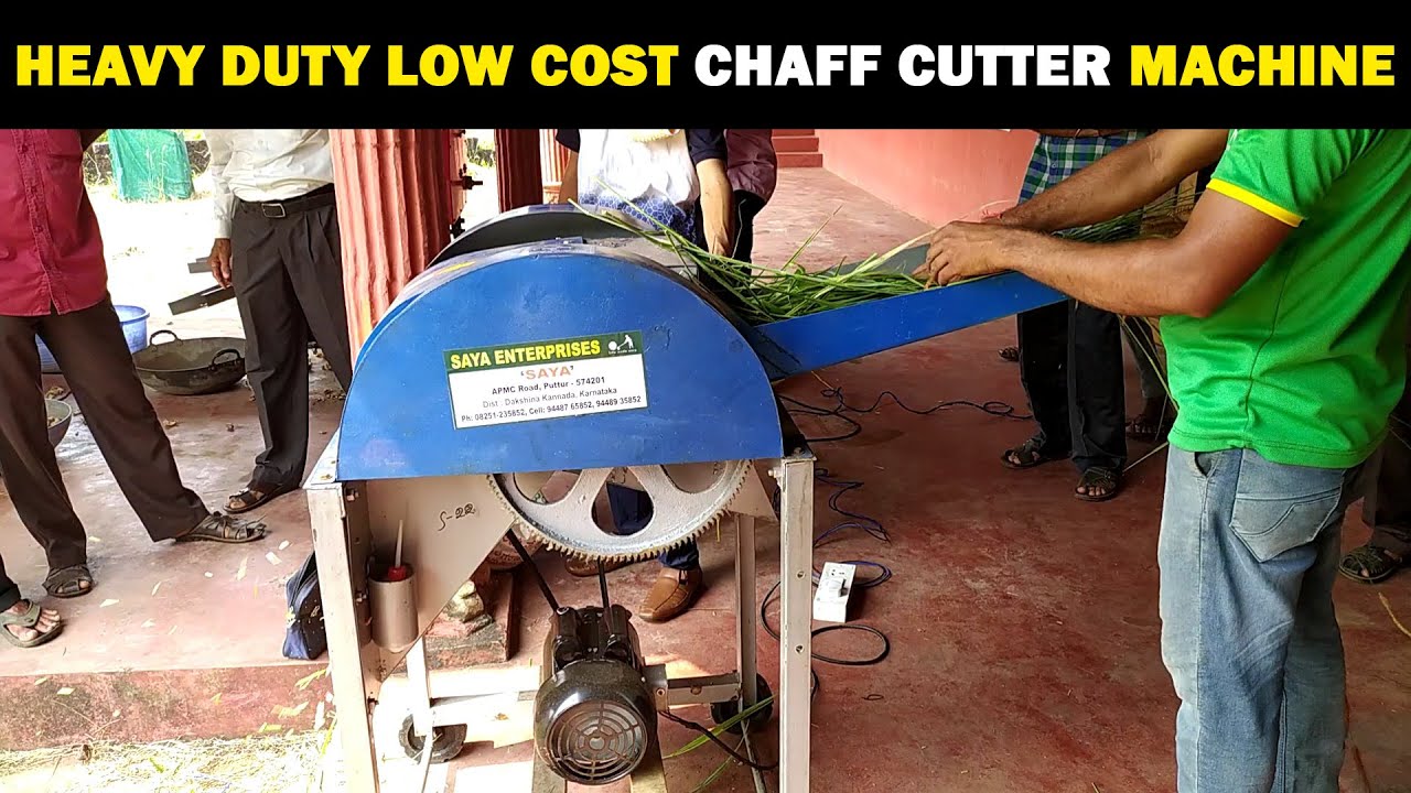 Chaff Cutter Machine / Grass Cutting Machine | Chaff Cutting Machine / Fodder Cutter Machine