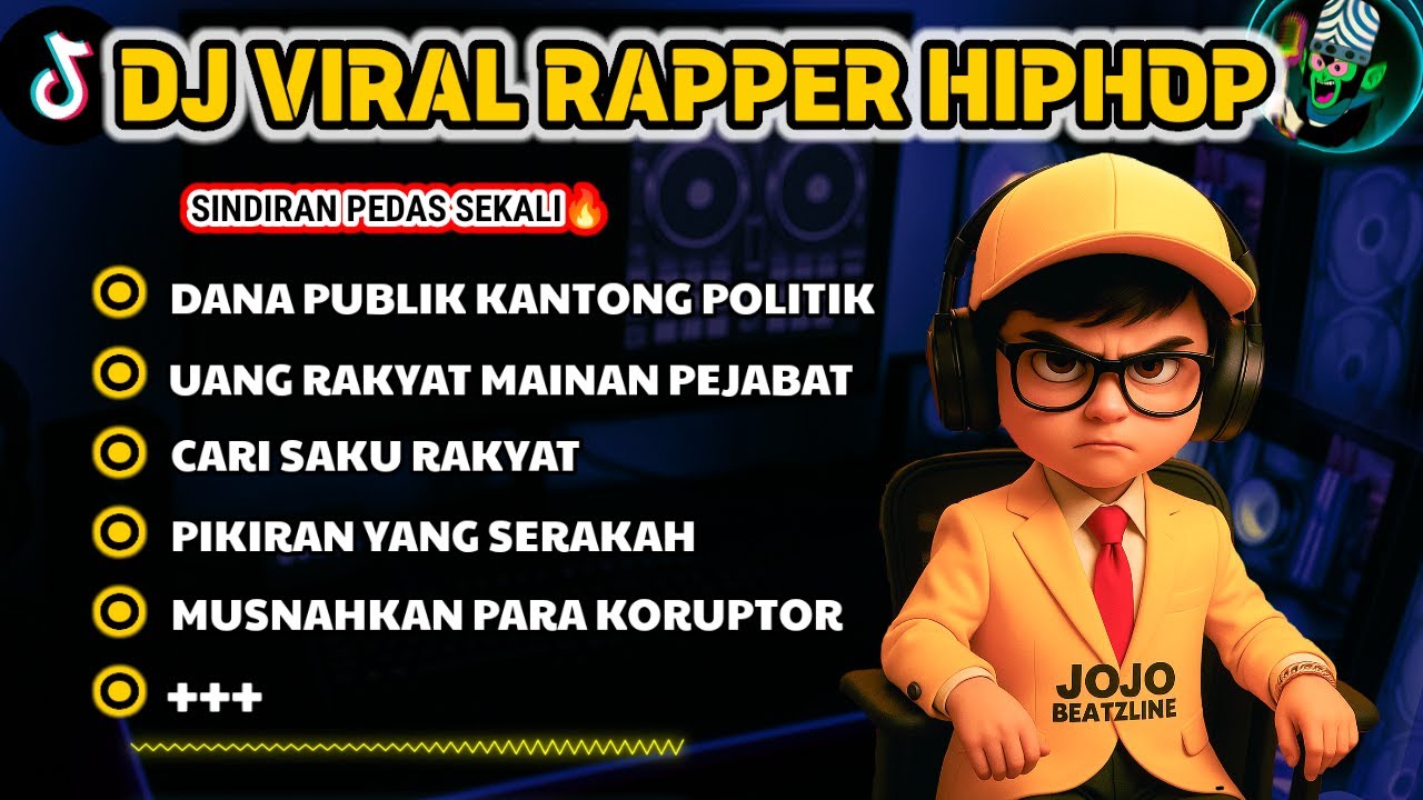 🎶UANG RAKYAT MAINAN PEJABAT || BEST DJ RAPPER HIPHOP TERBARU 2025 || FULL SINDIRAN 2025 🎧 #djhiphop