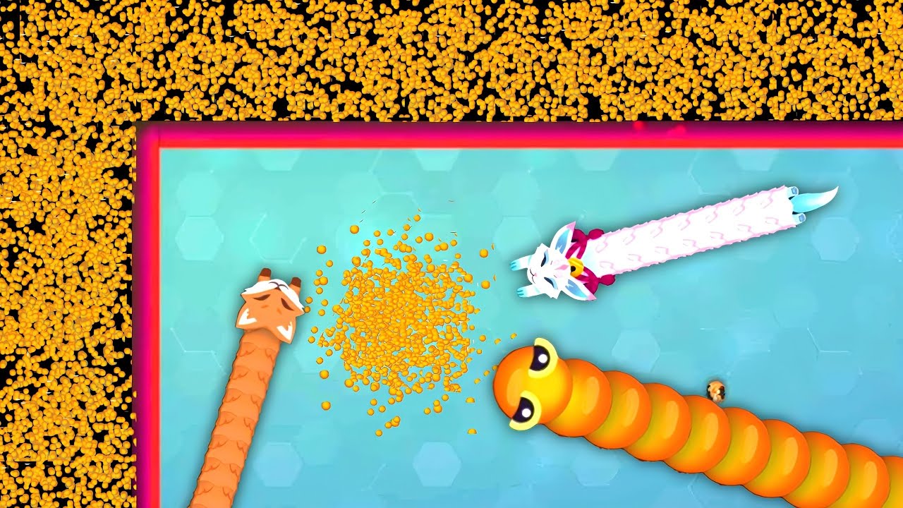 Snake io 🐍 Three Pro Snake skin vs Epic Gameplay 1000 OGGY SKIN 🐍