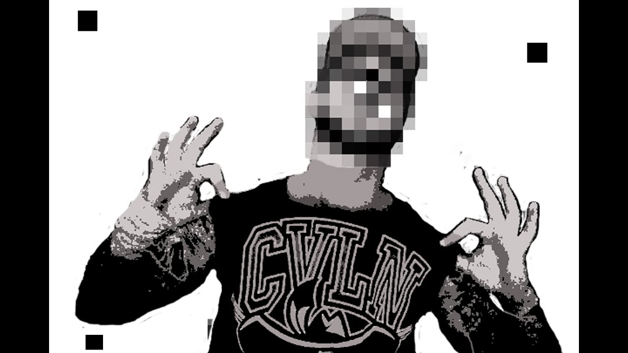 Self Portrait Stencil Painting (Collaboration With Civilian Clothing Company)