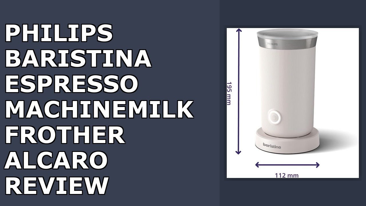 Philips Baristina Espresso Machine+Milk Frother Bundle. Real espresso. Compact coffee Review