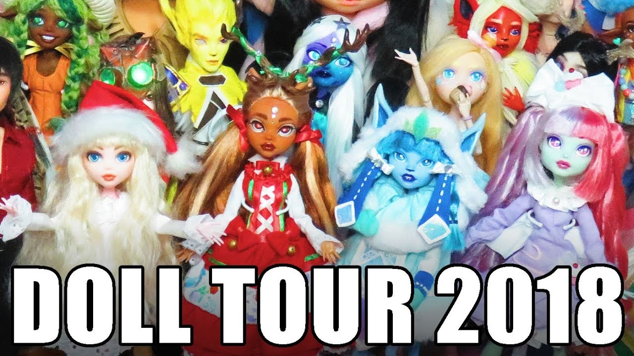 Doll Tour 2018 A look through all my customs!