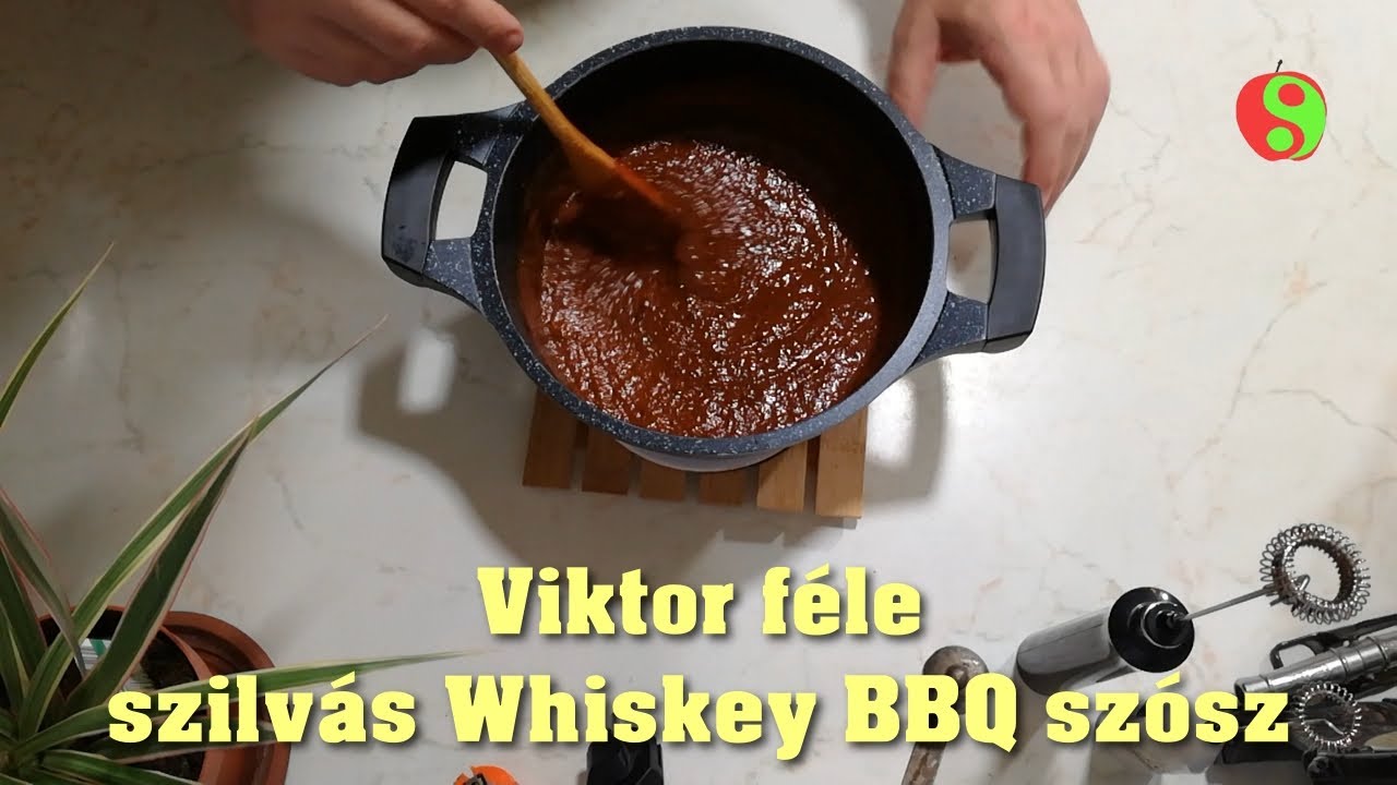 Viktor féle szilvás Whiskey BBQ szósz