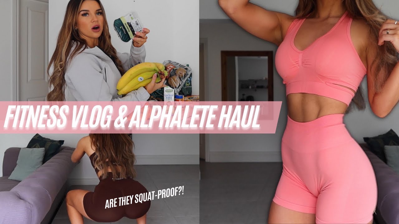 Fitness Vlog & Alphalete Amplify Haul