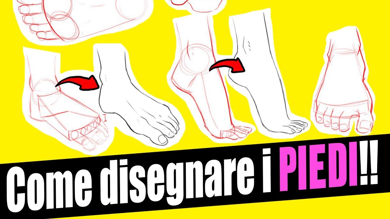 Come DISEGNARE 'sti BENEDETTI PIEDI *piedoso