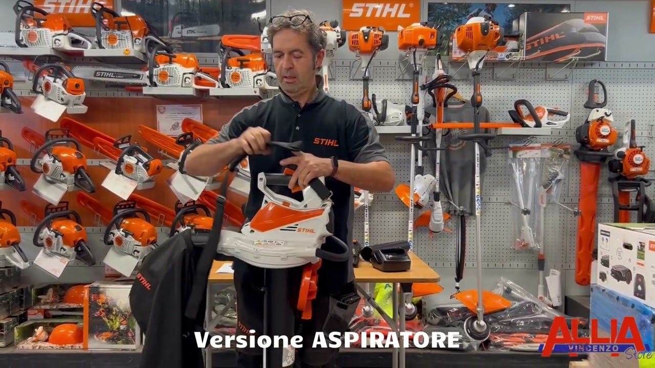 Stihl SHA 56 soffiatore aspiratore a batteria