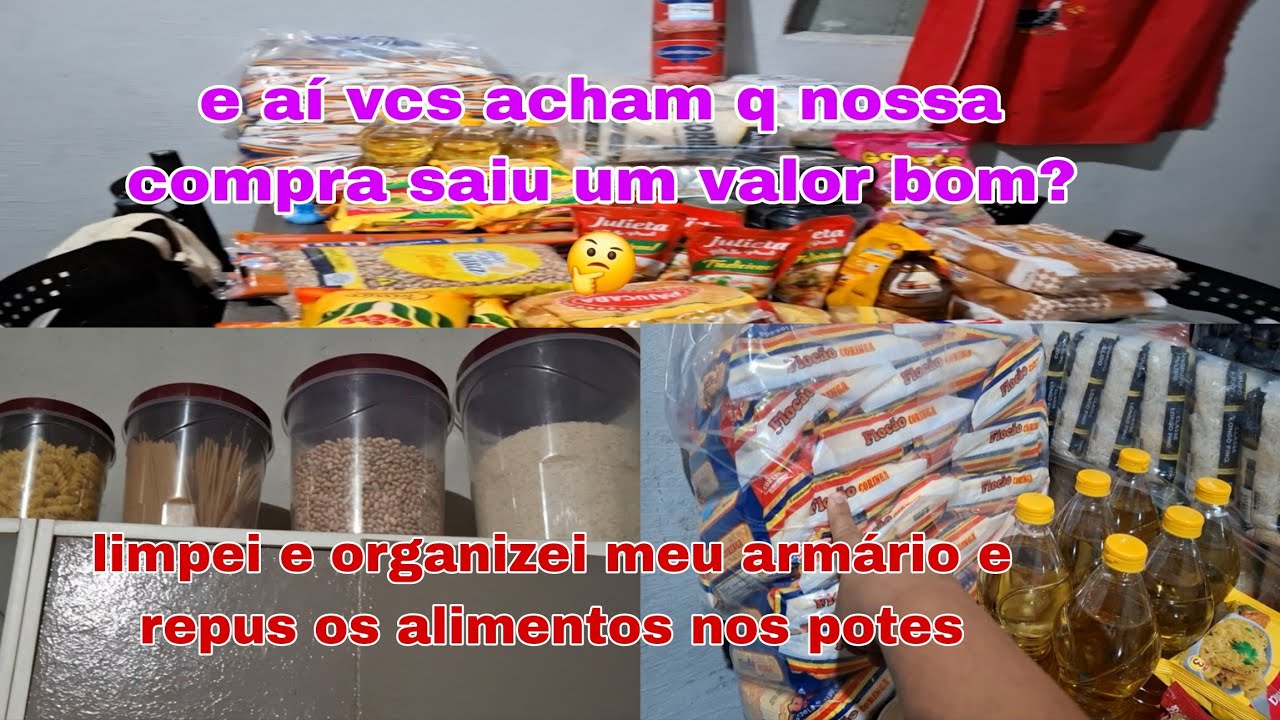 MOSTREI TUDO Q COMPRAMOS E ORGANIZEI MEU ARMÁRIO. vcs acha q o valor foi bom ?🤔