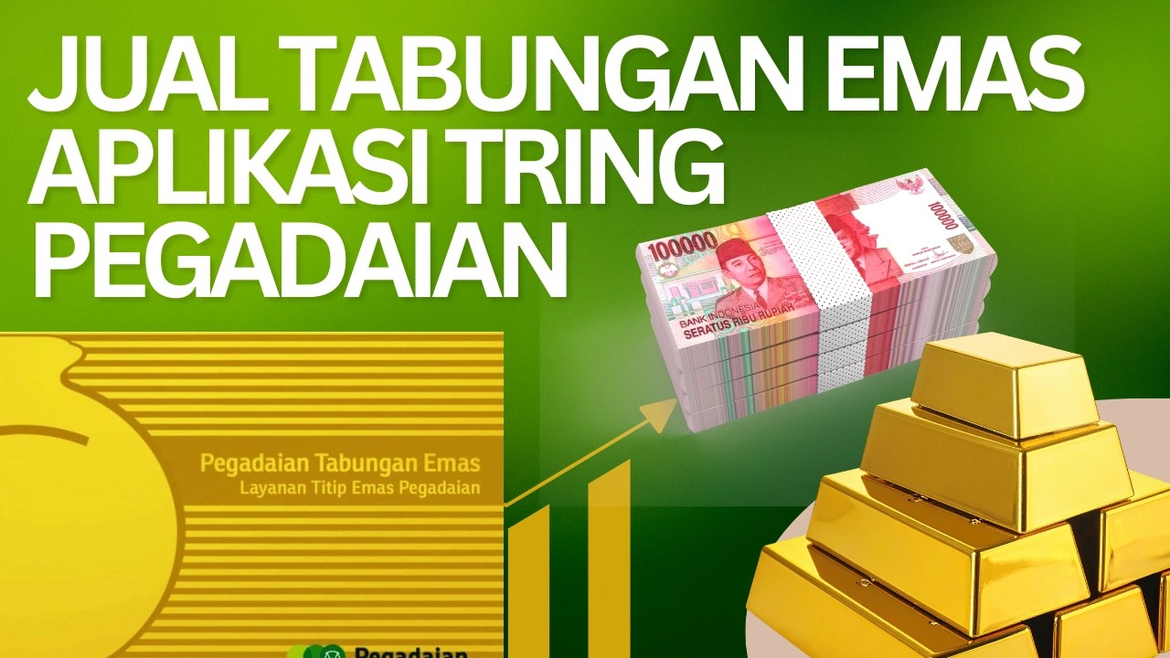 CARA JUAL TABUNGAN EMAS DIGITAL DI APLIKASI TRING PEGADAIAN, CAIR DALAM HITUNGAN DETIK