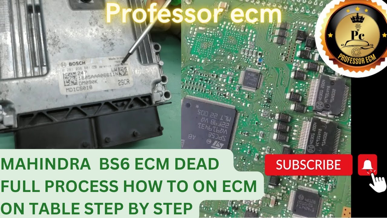 MAHINDRA SUPRO BS6 ECM DEAD HOW TO ON ECM ON TABLE,, BS6 DEAD ECM KAESE ON KARE.