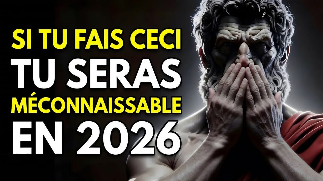 TU SERAS MÉCONNAISSABLE en 2026 SI TU FAIS CECI |8 LEÇONS de STOÏCISME