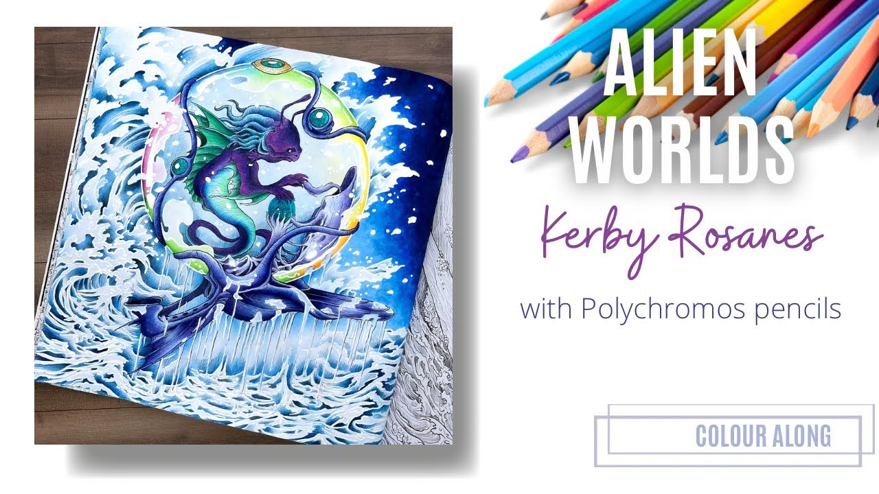 Colour Along | Alien Worlds by Kerby Rosanes