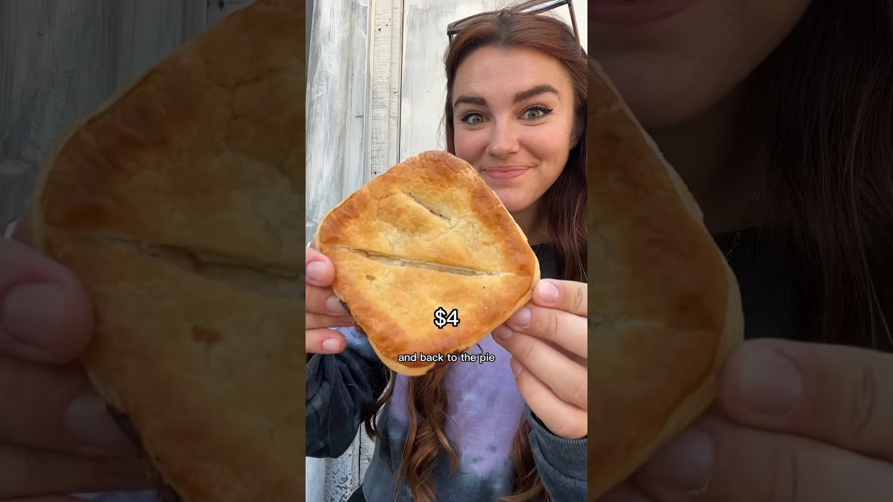 Only eating pie for a full day in New Zealand! #foodie #newzealand #pie #eating #shorts
