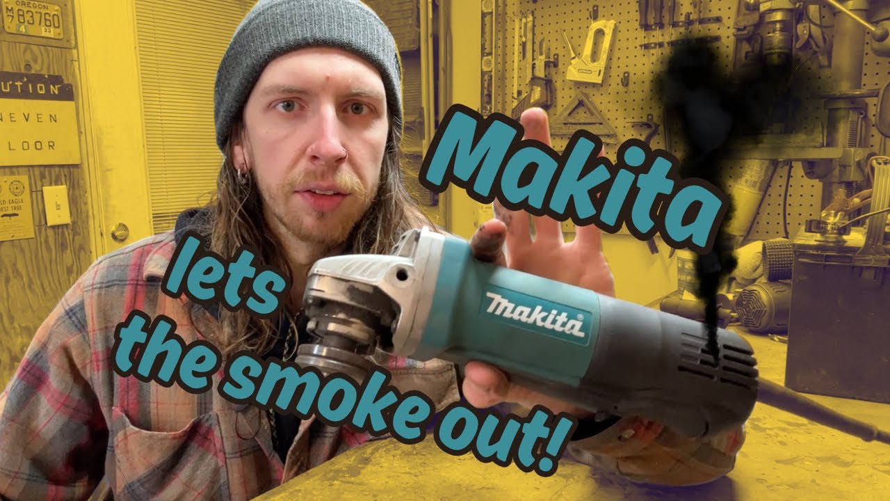 I've never seen a motor fail like this! Makita grinder diagnosis