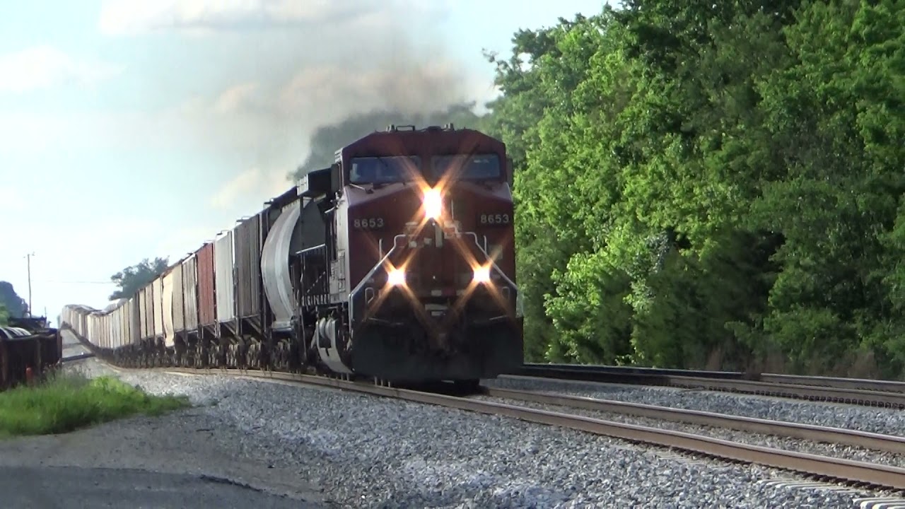 Solo CP AC44CW 8653 w/ Sweet K3L Leads CSX Phosphate K815-31 on 6/3/21