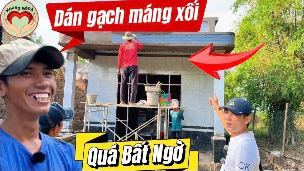 ĐỘI THỢ xây nhà anh Luân đã xây TOLET 