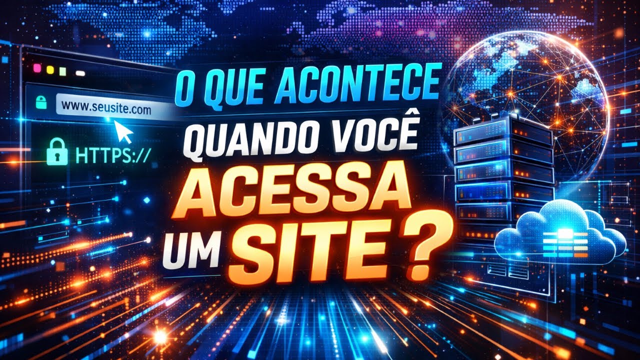 Você usa a internet todos os dias, mas sabe o que acontece por trás disso?
