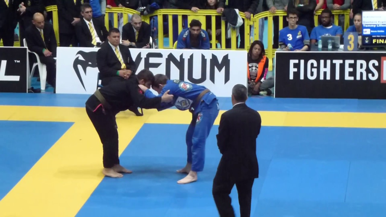 Gustavo Batista vs Tommy Langaker - FINAL - IBJJF European Open 2017 - Brown Adult - Open