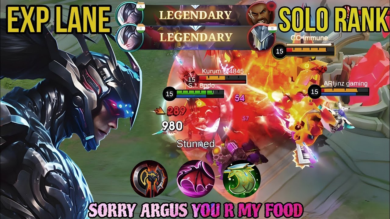 One- shot Alpha: The Full Burst Damage And Emblem Guide ! alpha vs argus exp lane gameplay