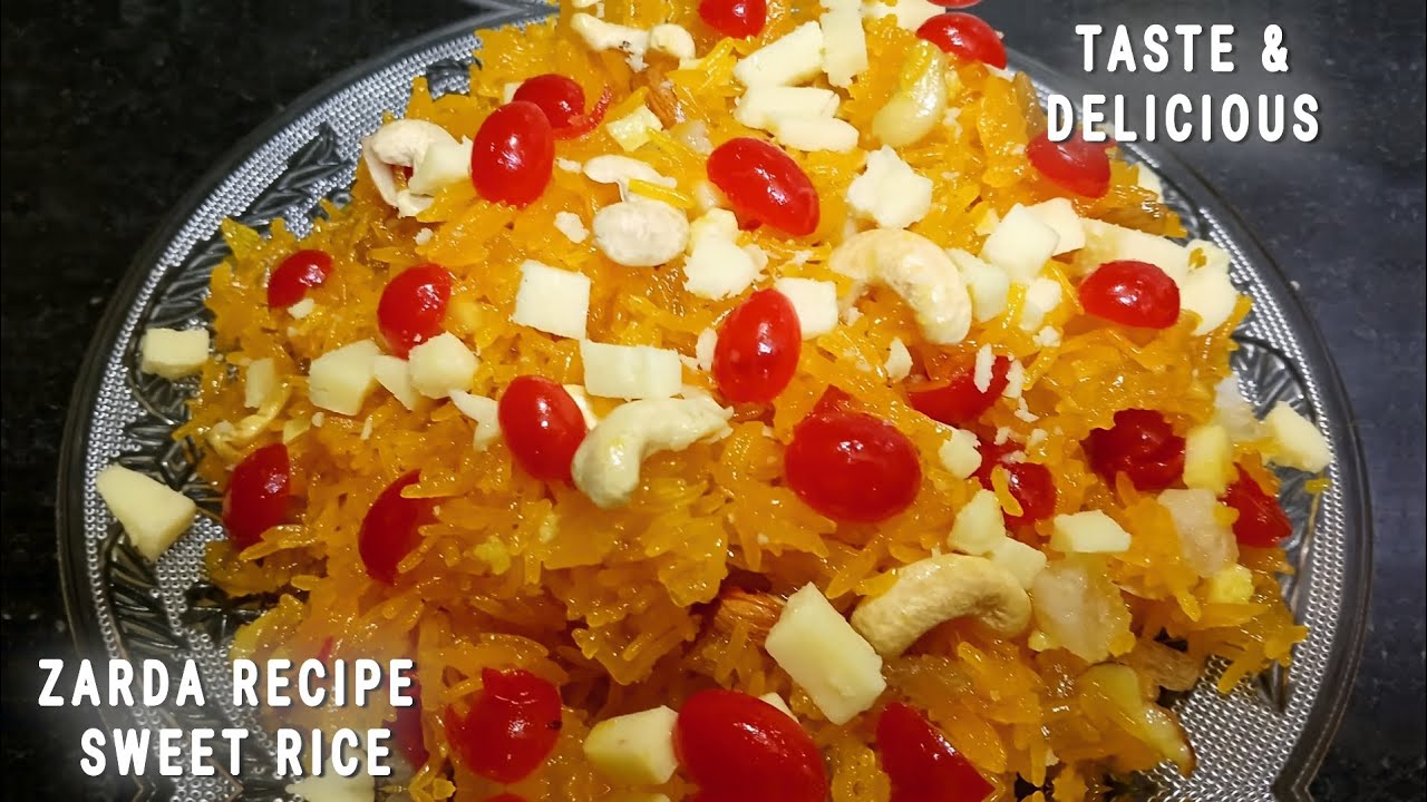 Zarda Rice pulao | जर्दा चावल |MeetheChawal Recipe | How To Make Zarda Rice