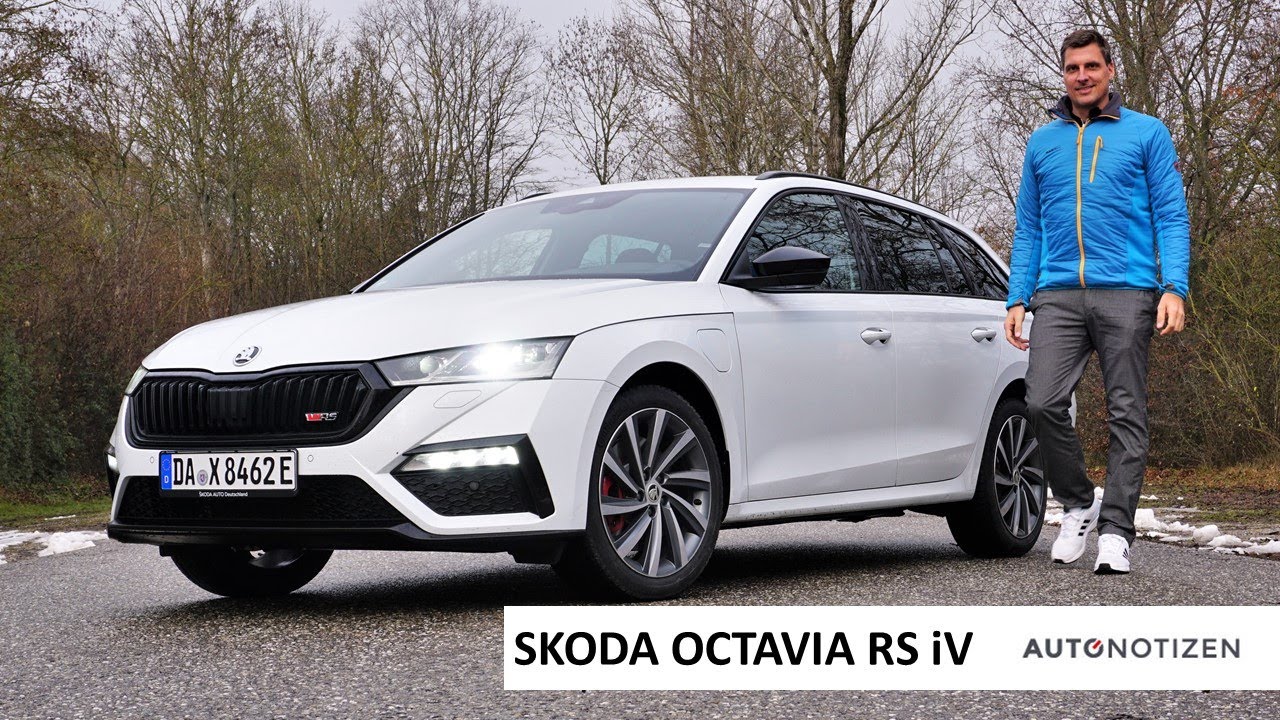 Skoda Octavia RS / vRS iV Plug-in Hybrid 2021 года: обзор на английском языке / тест-драйв