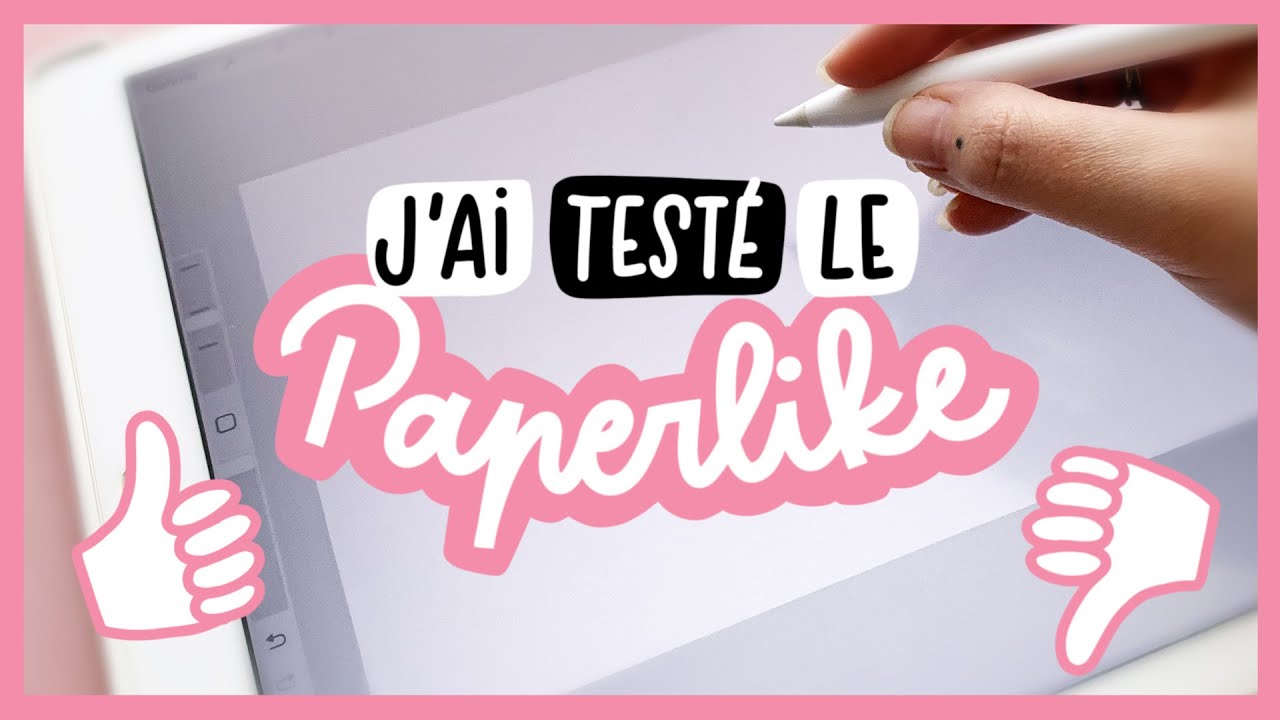 DESSINER COMME SUR DU PAPIER ? REVUE DU FILM PROTECTEUR PAPERLIKE | iPad Lettering & Illustration