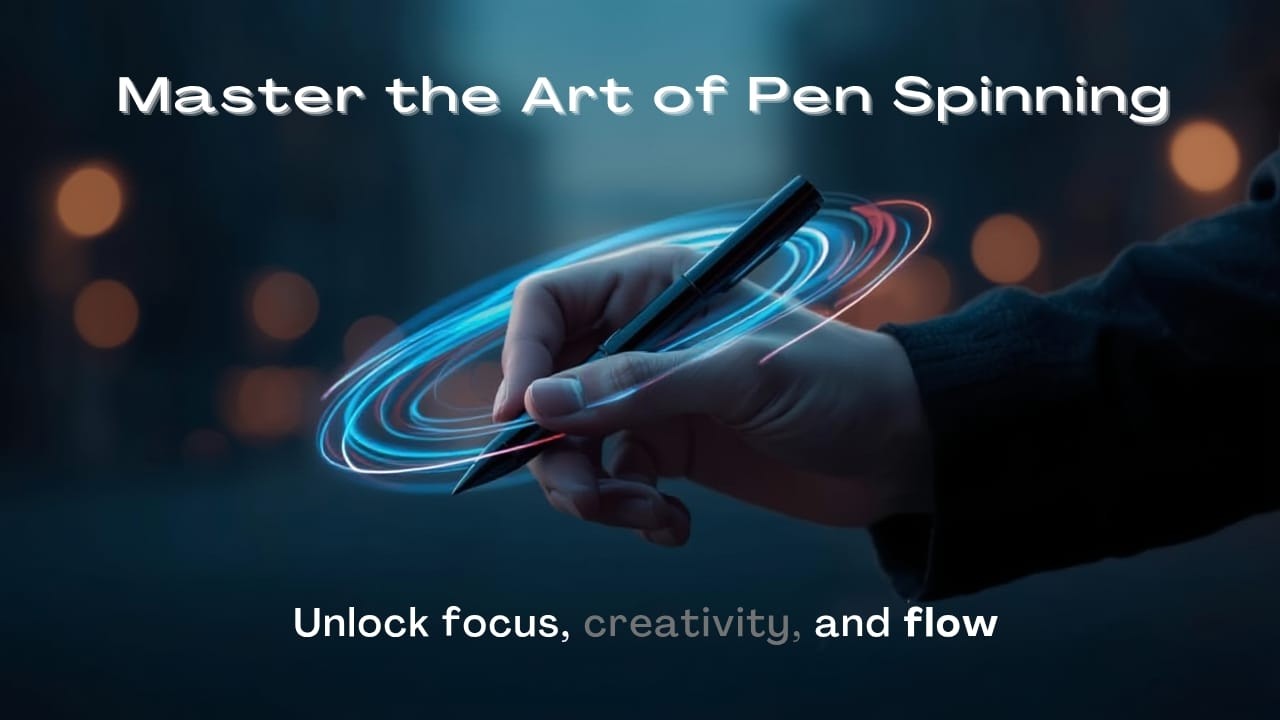How to Thumb Around a Pen: Beginner's Pen Spin Tutorial Master It Step by Step + Variations