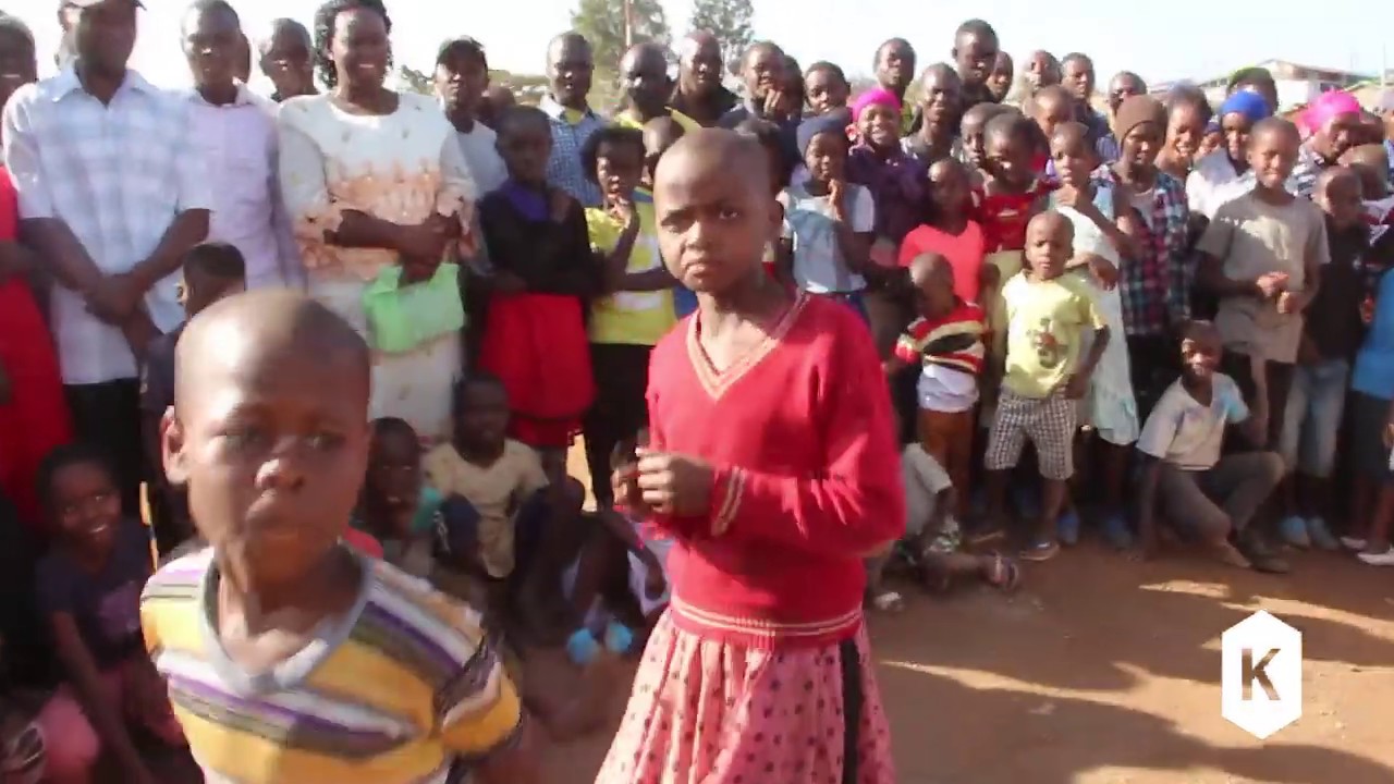 CHILDREN DANCE COMPETITION at Made in kibera Band Tour