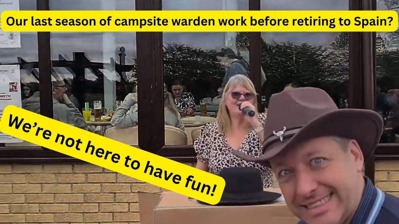 Western weekend fun at Riverside Meadows Caravan Park, Ripon with Cath singing.