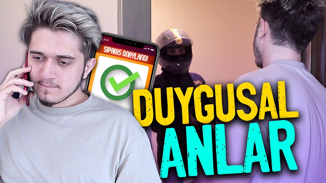 SİPARİŞ VERİP KURYEYE HEDİYE ETTİM ! - duygusal anlar