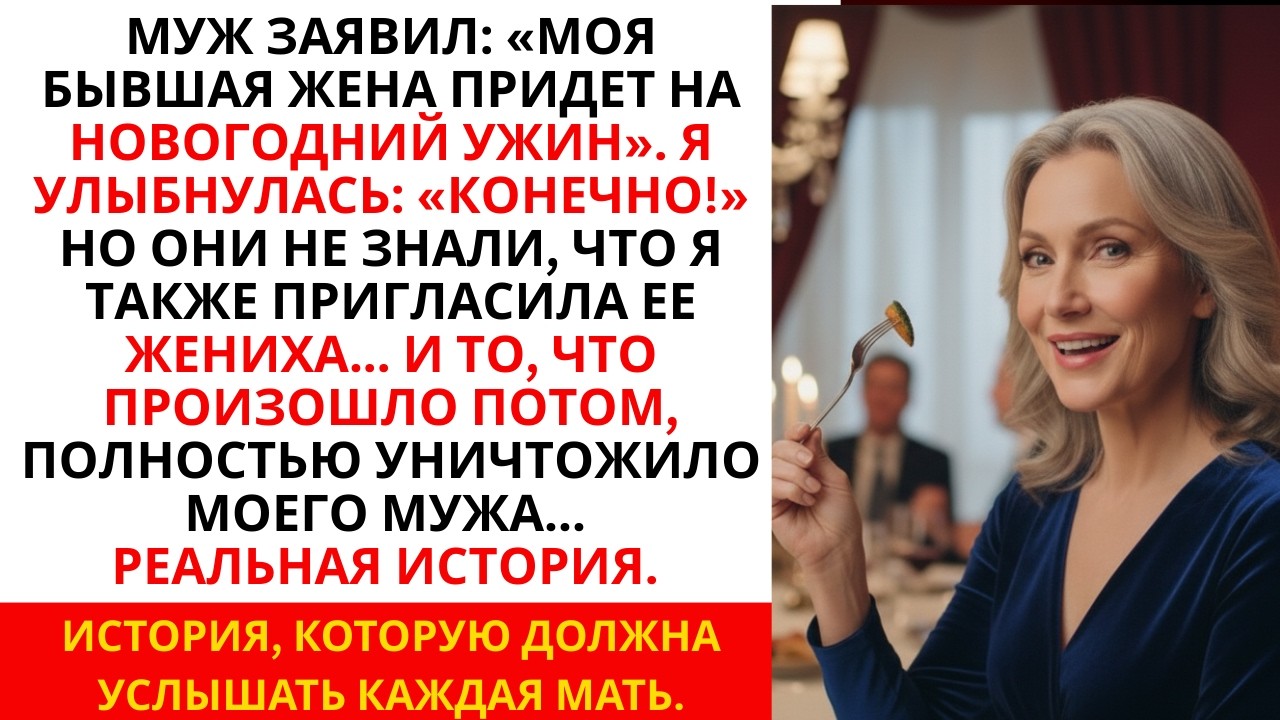 Муж сказал «Моя бывшая жена придет на новогодний ужин с нами!» Он и понятия не имел, что ждет дальше