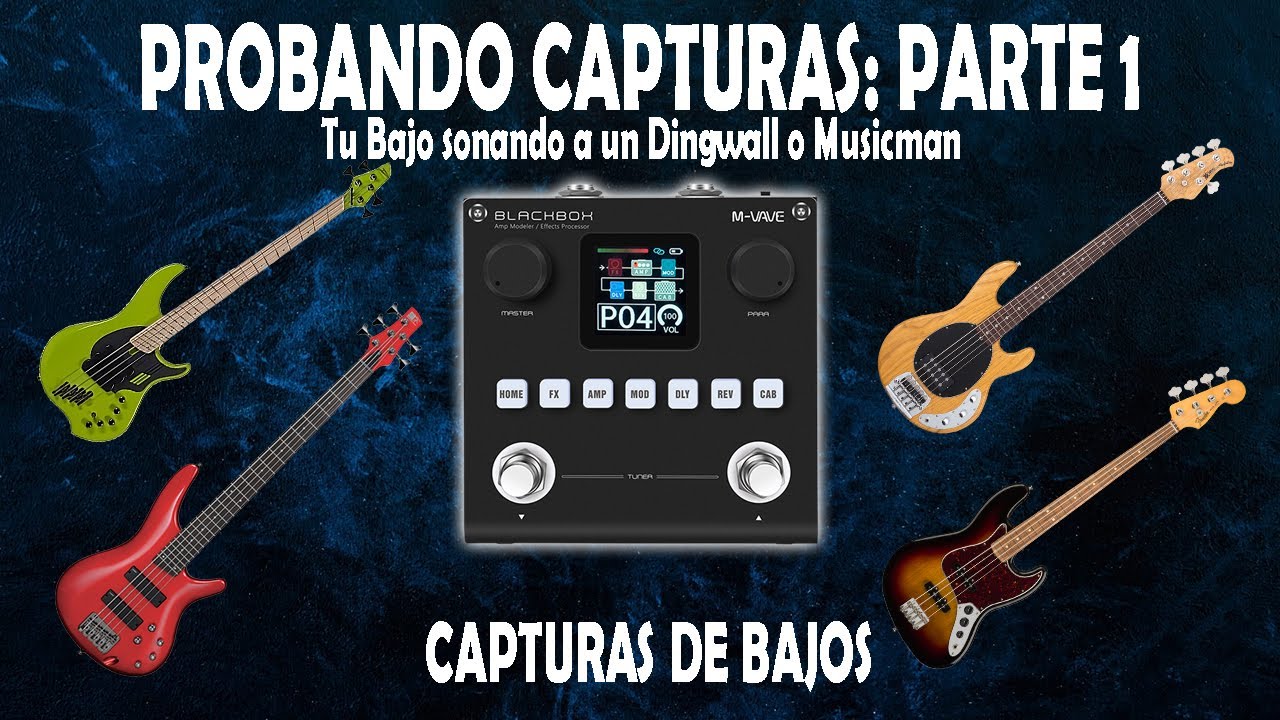 @M-VAVE Probando Capturas para Blackbox/Tank B - Parte 1 - Capturas de Bajos electicos