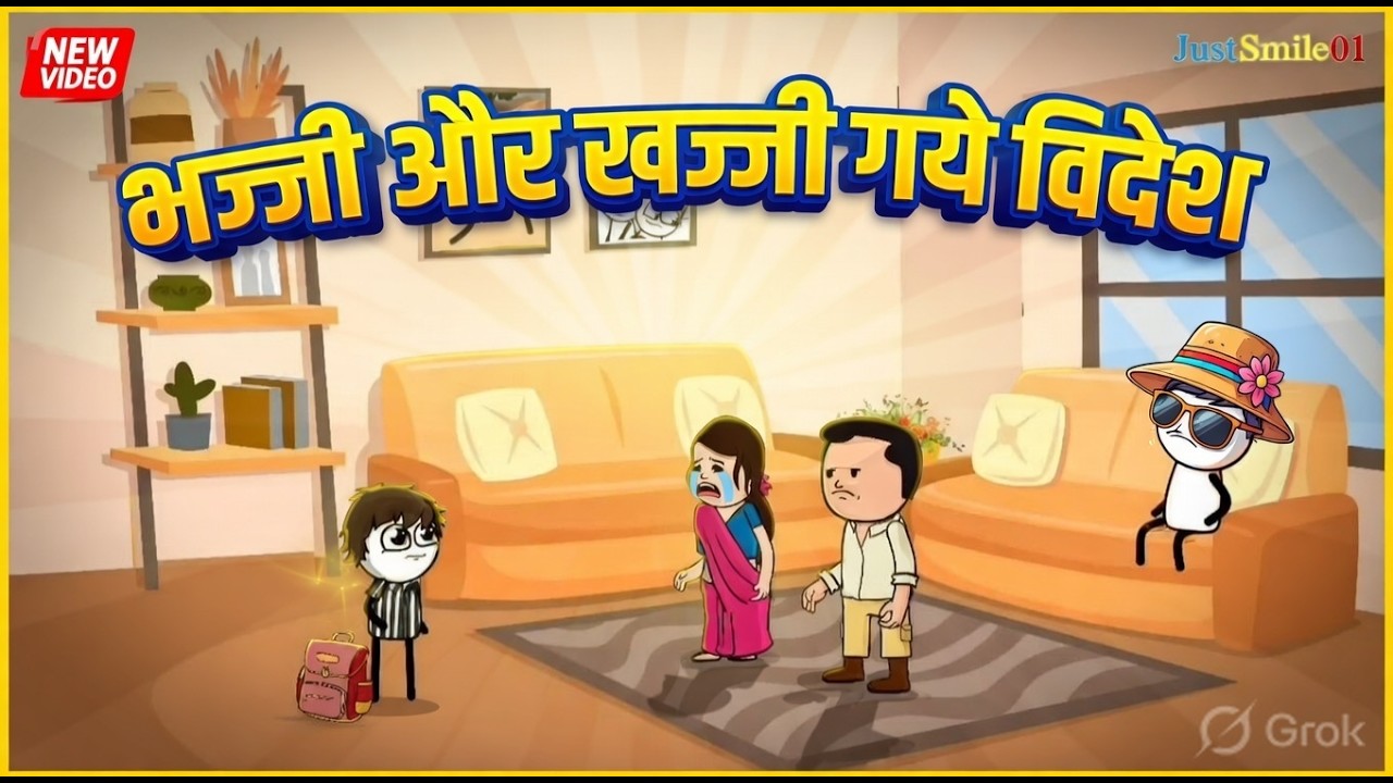 भज्जी और खज्जी गये विदेश | Bhajji Aur Khajji gye videsh | mazak mandali 2026!