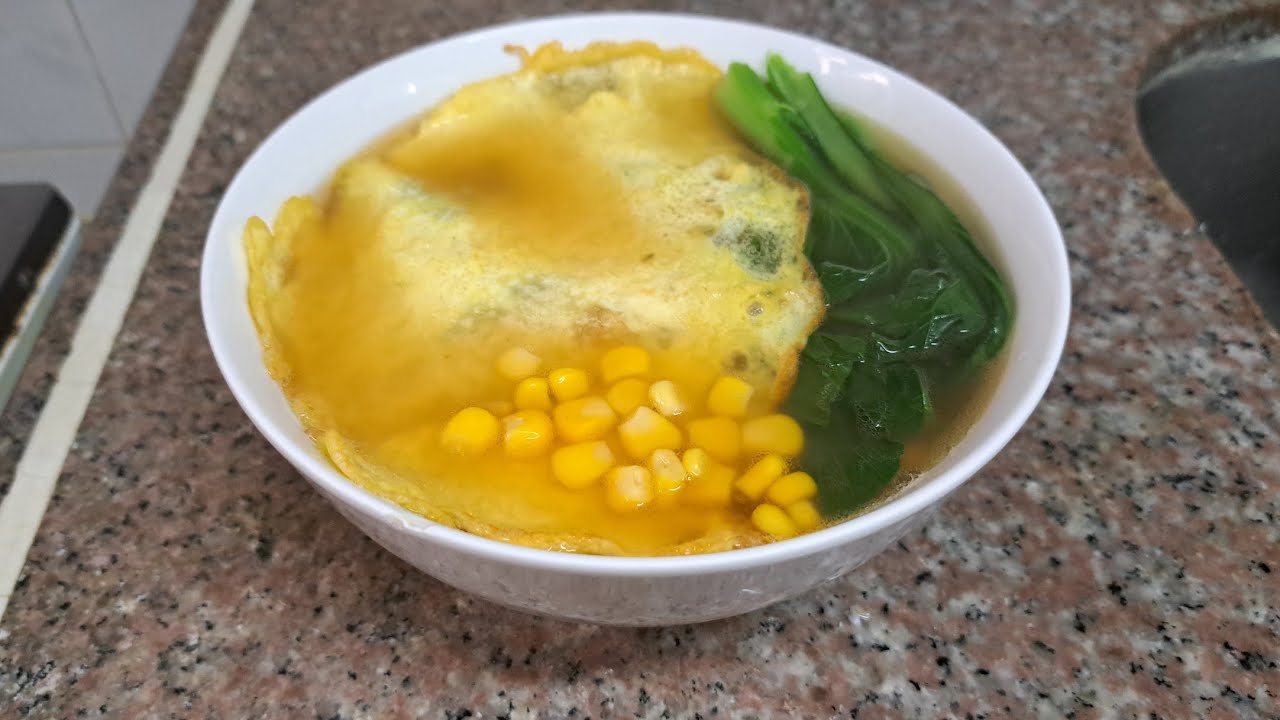 CHINESE UDON WITH CHOISAM AND CORN.. Paborito ng alaga ko By zhenwen