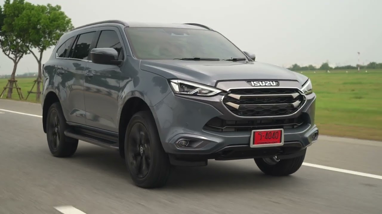 ทดสอบ Isuzu mu-x phantom collection เครื่องยนต์ 3.0 ลิตร 190 แรงม้า เข้มเอาใจวัยรุ่น