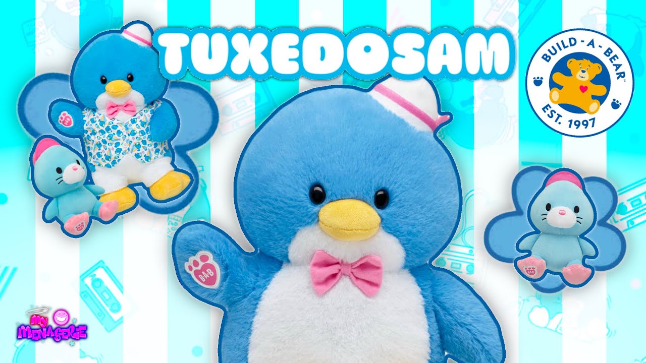 Tuxedo Sam Build A Bear X Sanrio Plush Review for Adult Collectors