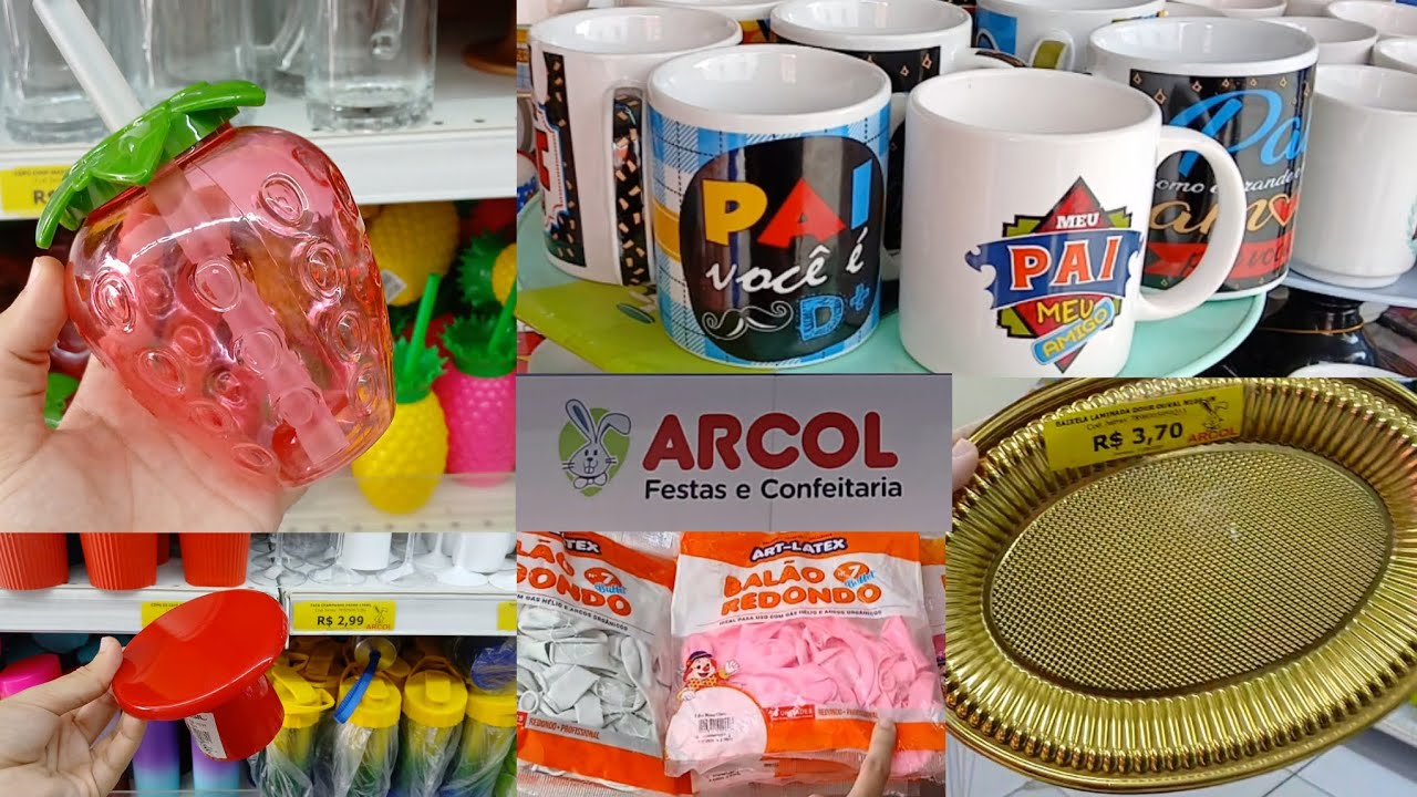 TOUR PELOS ARTIGOS DE FESTA - LOJA ARCOL - PARTE 1 - R. DAS CALÇADAS - RECIFE/PE