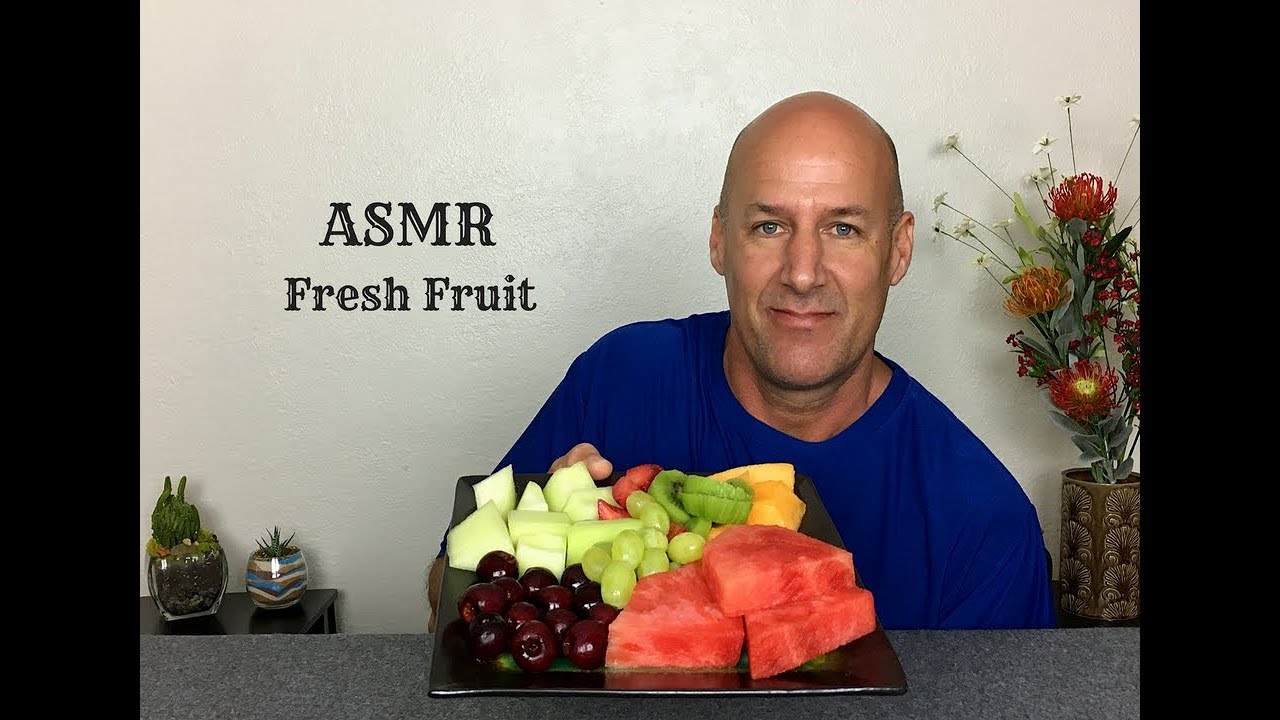ASMR Eating Fresh Fruit~Soft Spoken