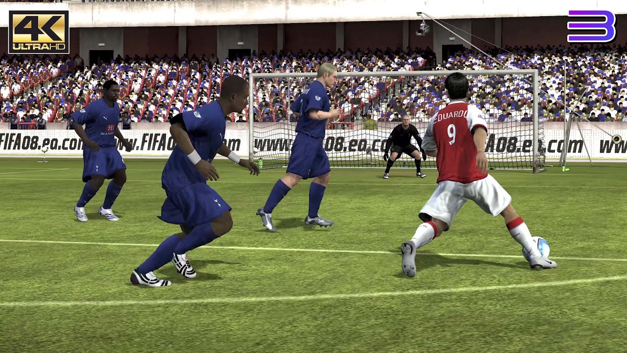FIFA 08 — игровой процесс PS3 4K 2160p (RPCS3)