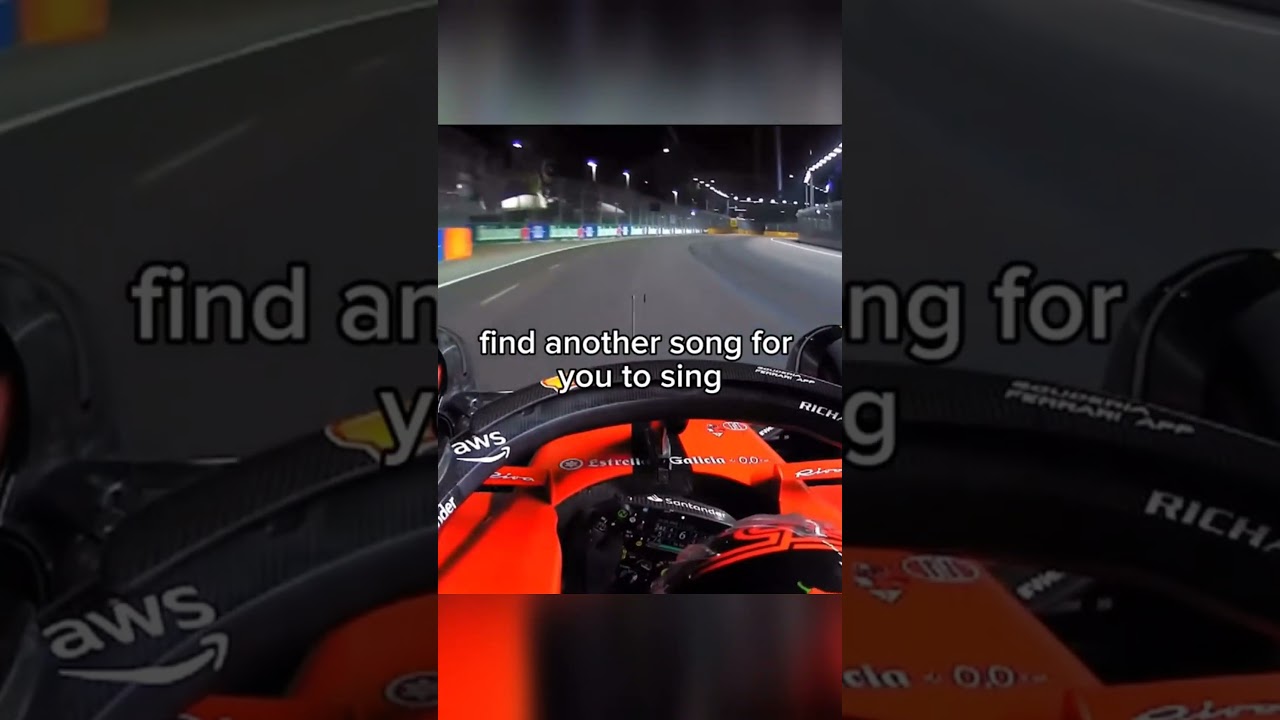 Carlos just want to sing smooth operator #f1 #formula1 #shorts