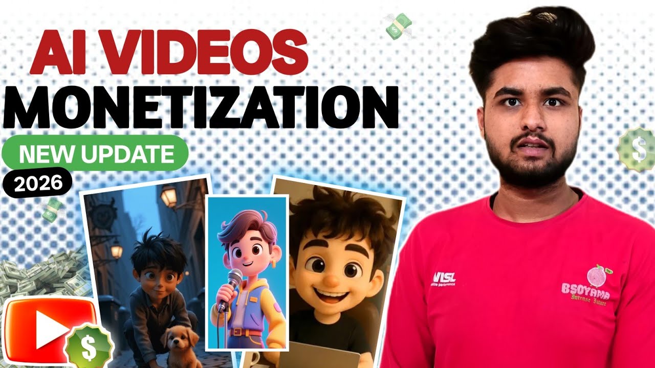 AI Video Monetise Hoga Ya Nahi? | AI Videos Monetization New Update 😱 2026 Full Guide | SD_SKILLS24