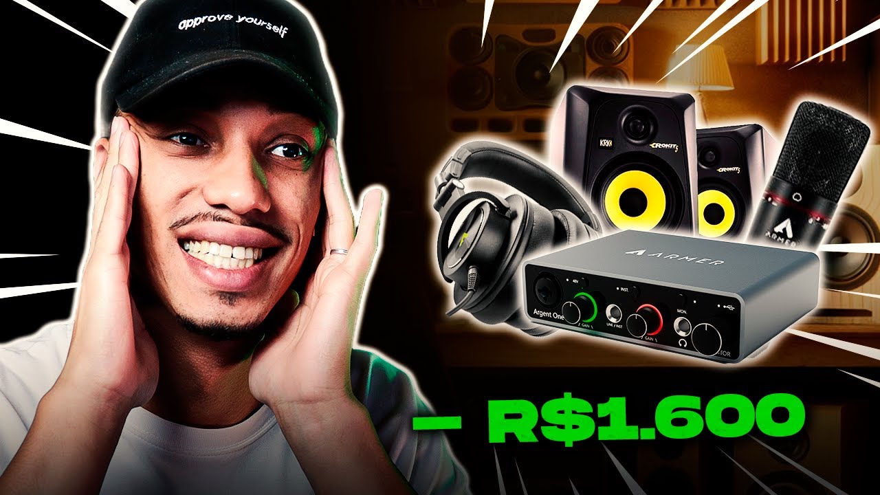 COMO MONTAR UM HOME STUDIO BOM E BARATO&nbsp;EM&nbsp;2O24