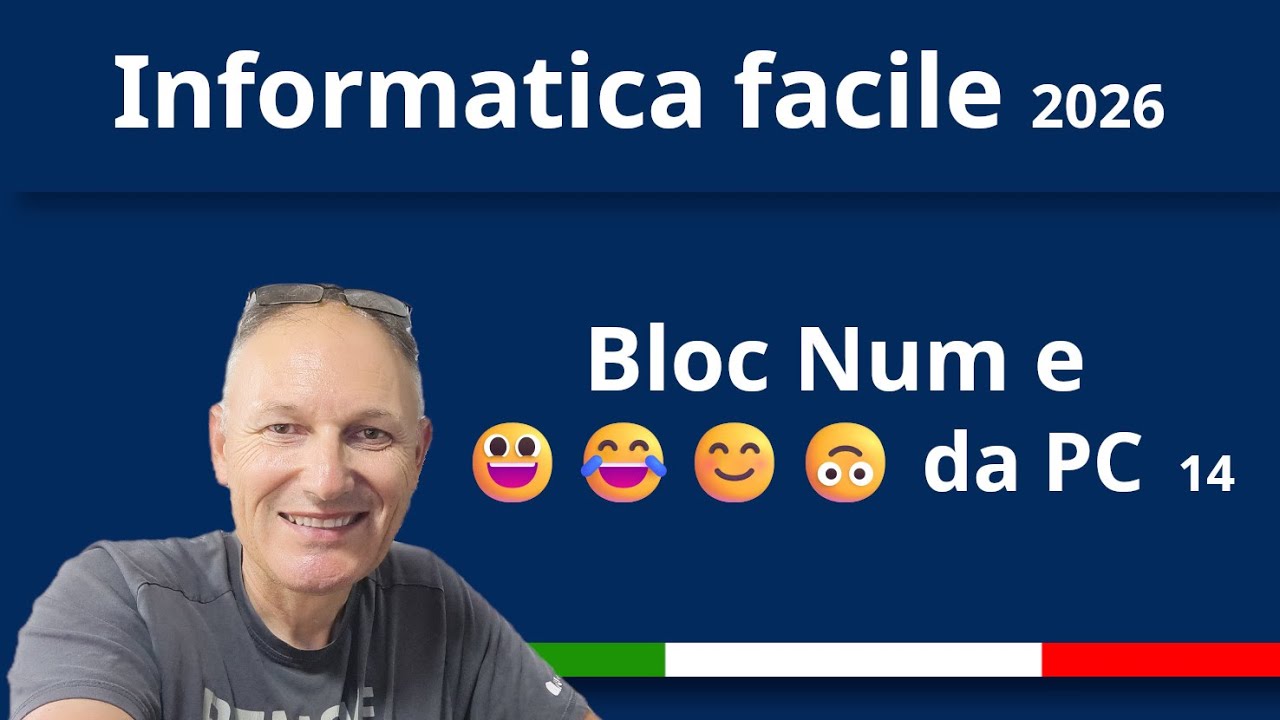 14 Informatica Facile: Bloc Num ed emoji 😃 con la tastiera del PC | Maggiolina