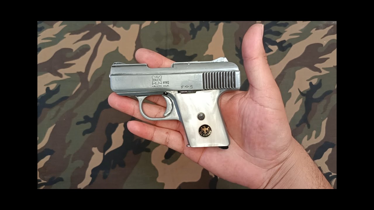 Desarme y limpieza  basico de la pistola RAVEN cal, 25 acp